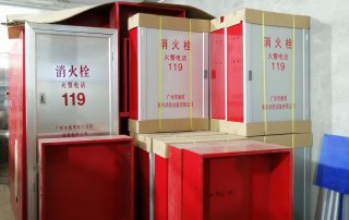 六個步驟就搞定了消防箱的安裝。